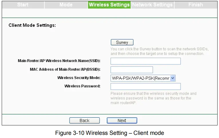 tp-link TL-WA901ND 300Mbps Wireless N Access Point - Client mode