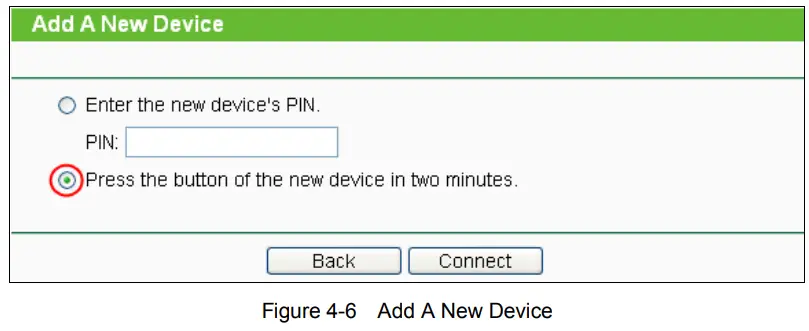 tp-link TL-WA901ND 300Mbps Wireless N Access Point - Figure 4-6 Add A New Device