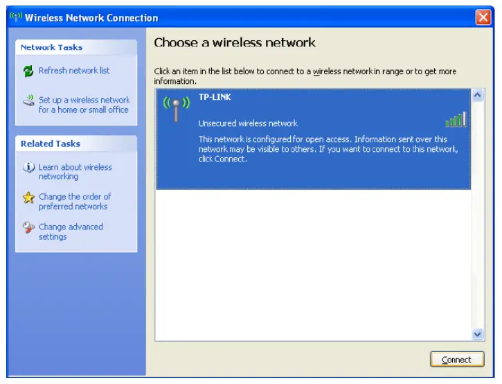 tp-link TL-WA901ND 300Mbps Wireless N Access Point - indicates you have been successfully