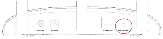 tp-link TL-WA901ND 300Mbps Wireless N Access Point - panel of the device