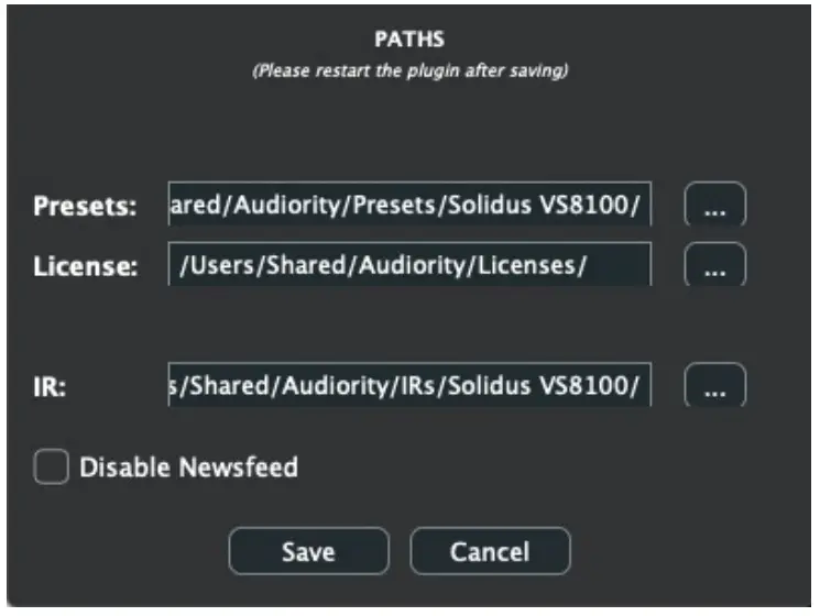 audiority PlexiTape Vintage Tape Echo Plugin - PATHS SETTING
