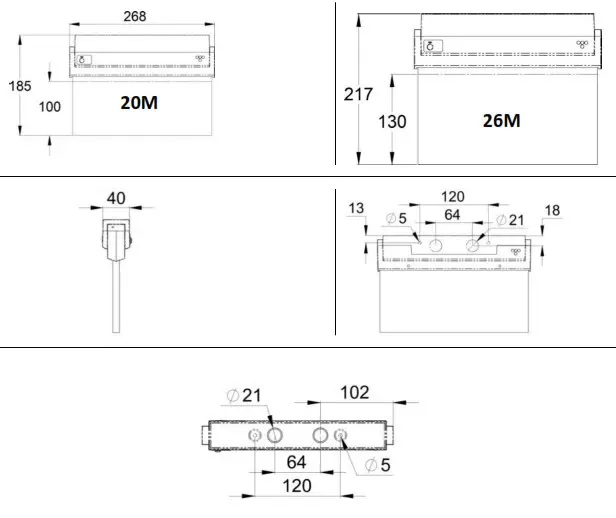 TEKNOWARE TWT8051WT ESC 80 Emergency Exit Light - Fig1
