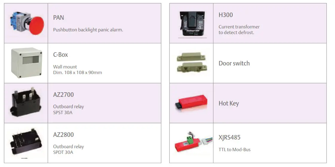emerson-dixell-cold-chain-solutions-for-product-application - Accessories