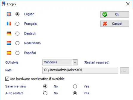 Honeywell ADPRO FastTrace 2 Series Hybrid--o set up how the client