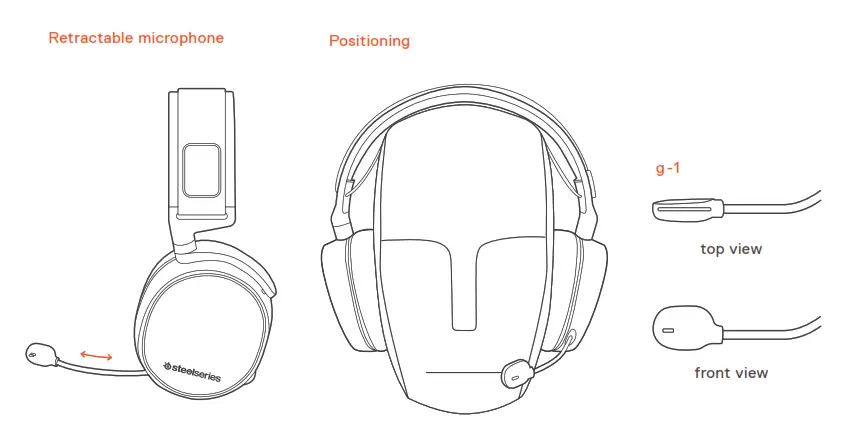 Steelseries ARCTIS 7 - MICROPHONE
