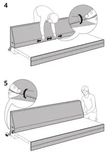 IKEA GRÖNLID 2 Cover for 3 Seat Section-- IKEA GRÖNLID