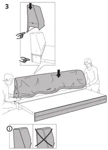 IKEA GRÖNLID 2 Cover for 3 Seat Section-- IKEA GRÖNLID 2 Cover for 3