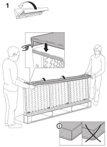 IKEA GRÖNLID 2 Cover for 3 Seat Section-- IKEA GRÖNLID 2 Cover for 3 Seat Section