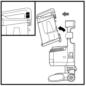 EMPTYING THE DUST CUP