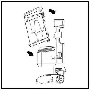 EMPTYING THE DUST CUP