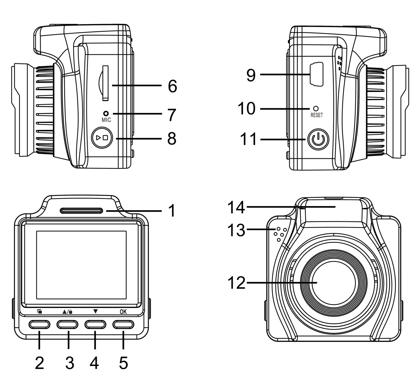 BLUESKY B2K Mini Dashcam fig1