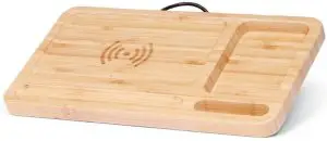 BRAINZ Wireless Charger Pad Bamboo