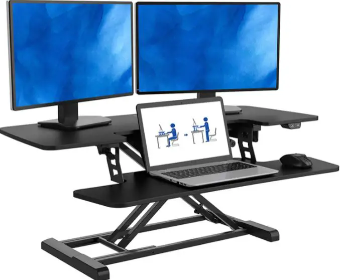 FLEXISPOT EM7L Motorized Computer Riser Desk
