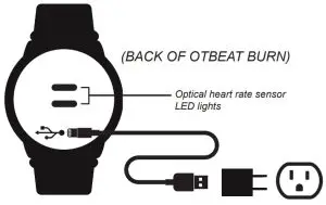 otbeat BURN Heart Rate Monitor - Charging Device