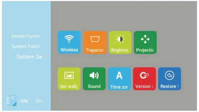 Cylinder X4 Smart Portable Projector- Browse