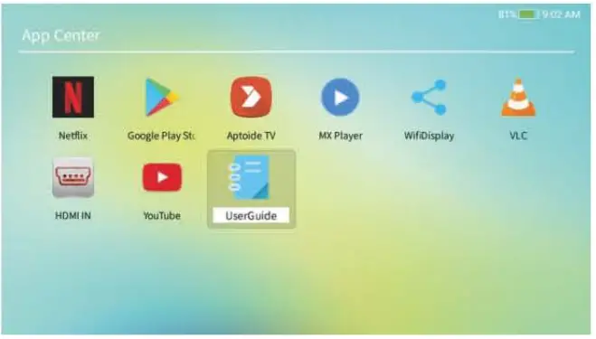 Cylinder X4 Smart Portable Projector- User Guide