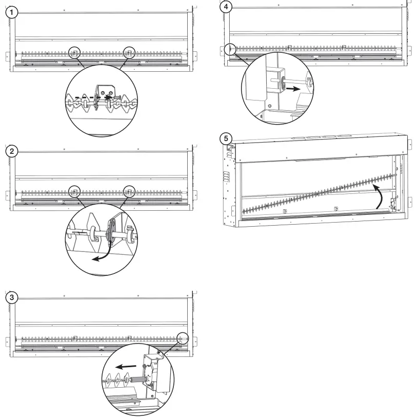 REMOVING THE EFFECT SPINDLE