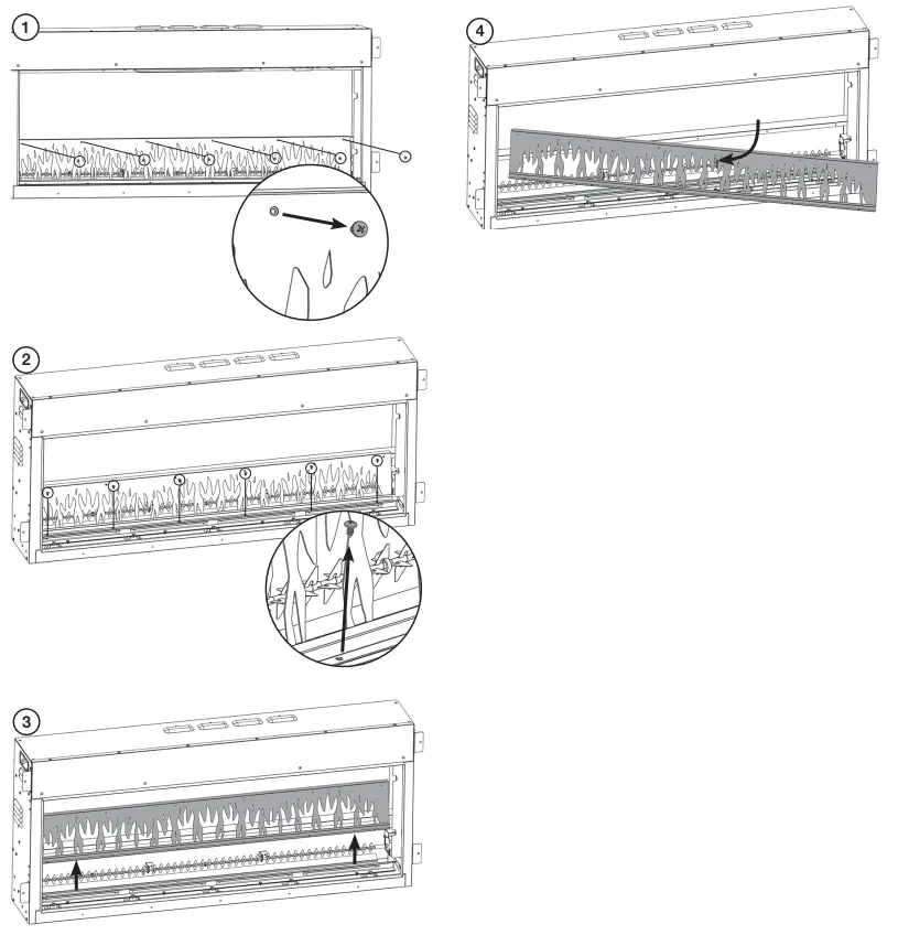 REMOVING THE FLAME EFFECT
