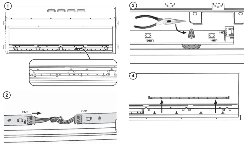 REPLACING THE FUEL BED LEDS