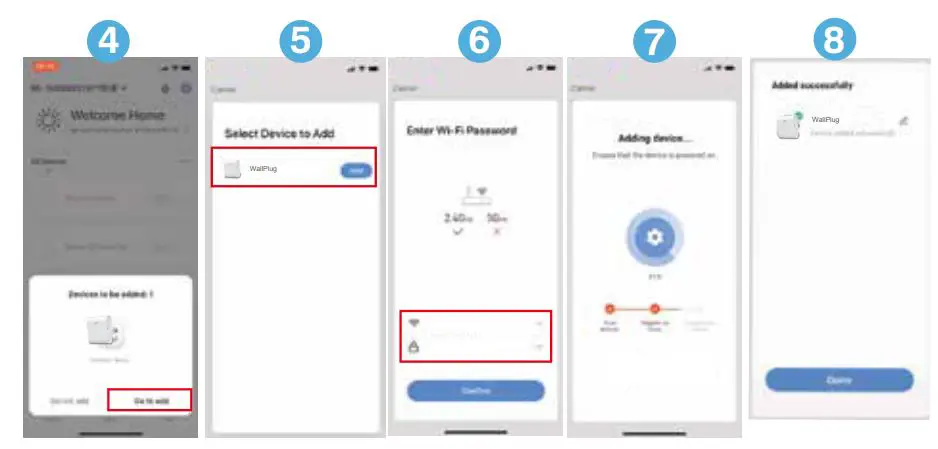 Nie Tech WF37 Wi-Fi Plug Instruction Manual - Bluetooth quick-fit Mode