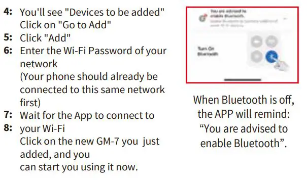 Nie Tech WF37 Wi-Fi Plug Instruction Manual - Bluetooth quick-fit Mode