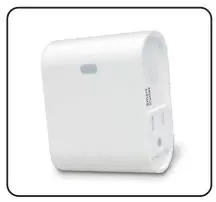 Nie Tech WF37 Wi-Fi Plug Instruction Manual - When the white LED is flashing slowing