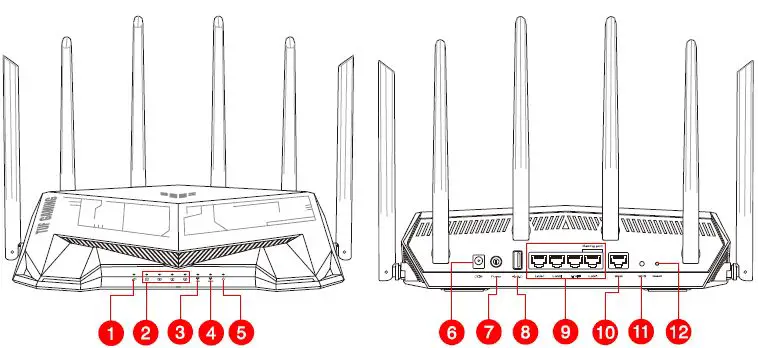 ASUS TUF-AX5400 Dual Band WiFi 6 Router fig-1
