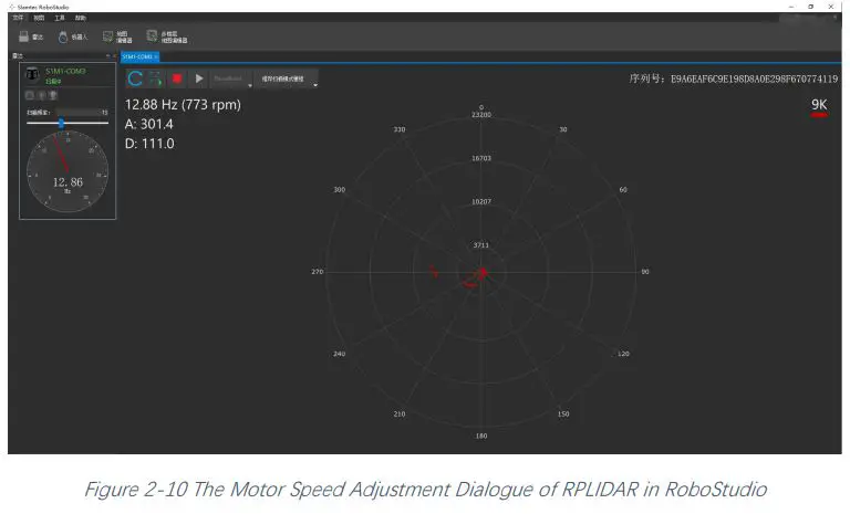 SLAMTEC Rplidar S1 Low Cost 360 Degree Laser Range Sensor User Manual - Figure 2-10