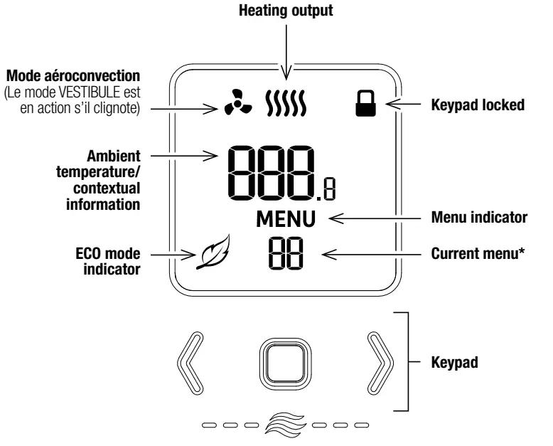 STELPRO ST252NPFF Non Programmable Electronic Thermostat - INTERFACE