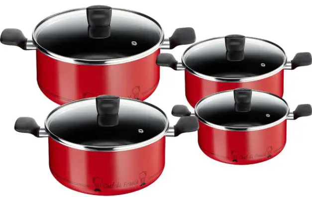 Tefal D3139262 Cookware Set Essential 8Pcs