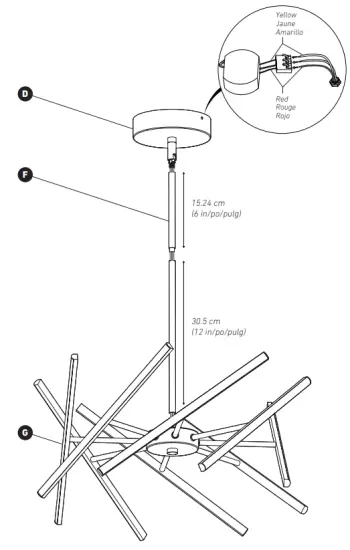 artika PDT MUC HD2BL LED pendant  Malibu - ADJUSTMENT