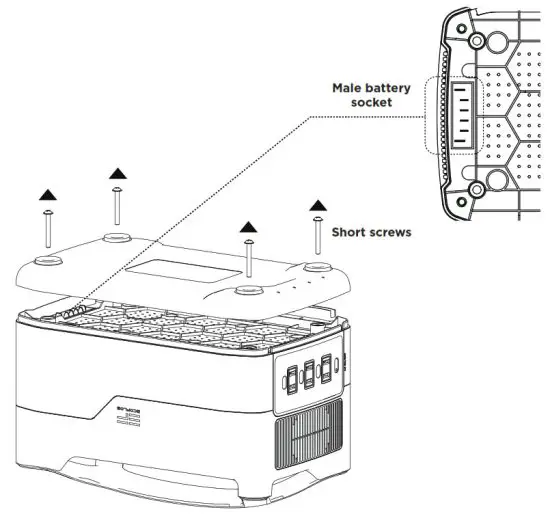 ECOFLOW RIVER Plus Expansion Battery - Unscrew