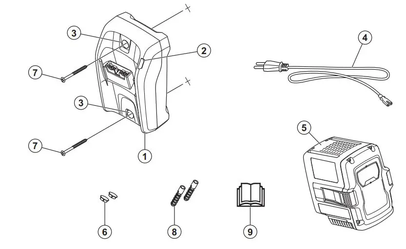Husqvarna 40-C80 Standard Battery Charger 80W User Manual - PRODUCT OVERVIEW