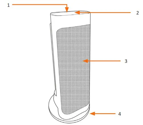 BRANDSON 304416 Ceramic Fan Heater - Product details