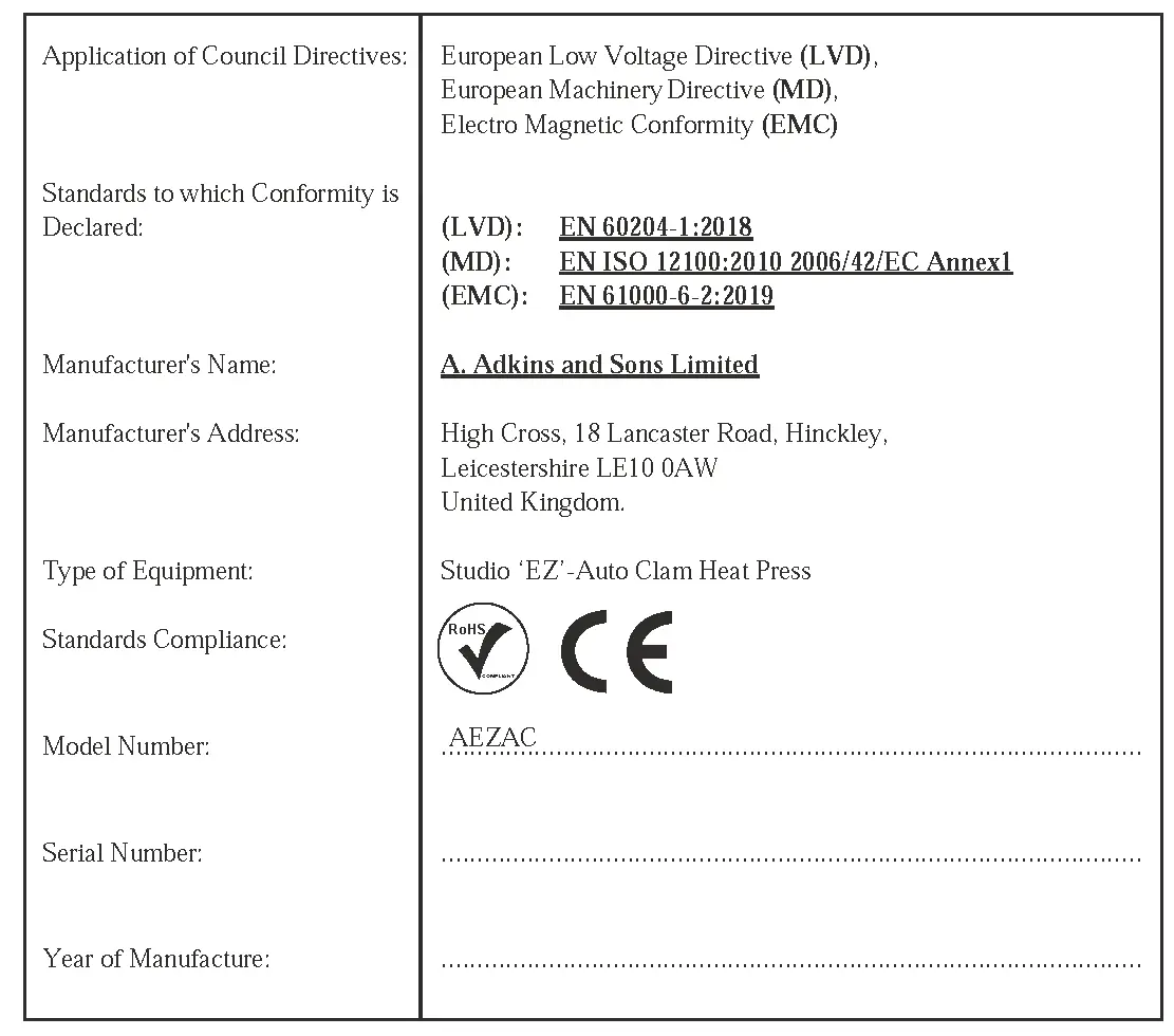 ADKINS AND SONS LIMITED