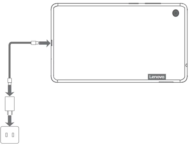 Lenovo TB-7306F Tablet - Charging