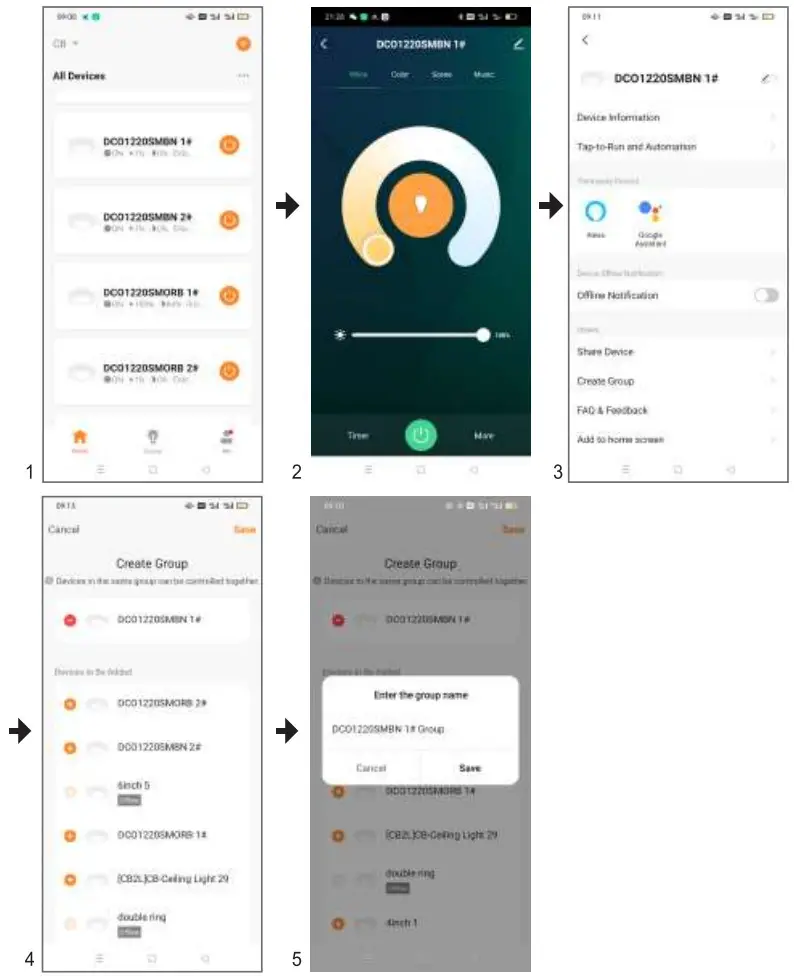 Cloudy Bay LFMC1224SMWH 12 Inch LED Flush Mount Ceiling Light - Fig 1