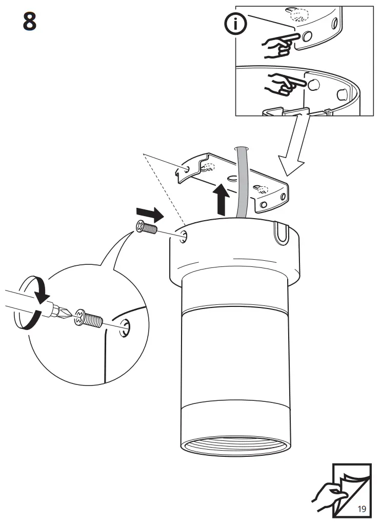 IKEA 604 247 94 NYMÅNE Ceiling Spotlight with 1 Lights - Fig6