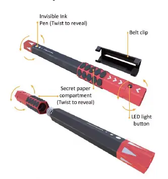 STICKY LIL FINGERS Super Spies Secret Agent Spymaster Kit FIG 5