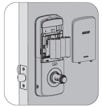 SCHLAGE SREEAS2GR9BL Ease S2 Smart Entry Lock 12