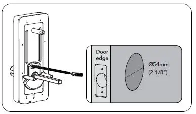 SCHLAGE SREEAS2GR9BL Ease S2 Smart Entry Lock 4