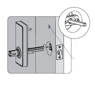 SCHLAGE SREEAS2GR9BL Ease S2 Smart Entry Lock 7