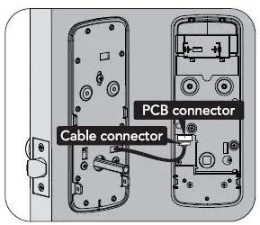 SCHLAGE SREEAS2GR9BL Ease S2 Smart Entry Lock 9