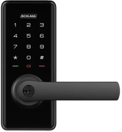 SCHLAGE SREEAS2GR9BL Ease S2 Smart Entry Lock pro