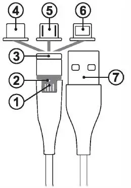Fontastic 257056 USB Magnet Sync a 1