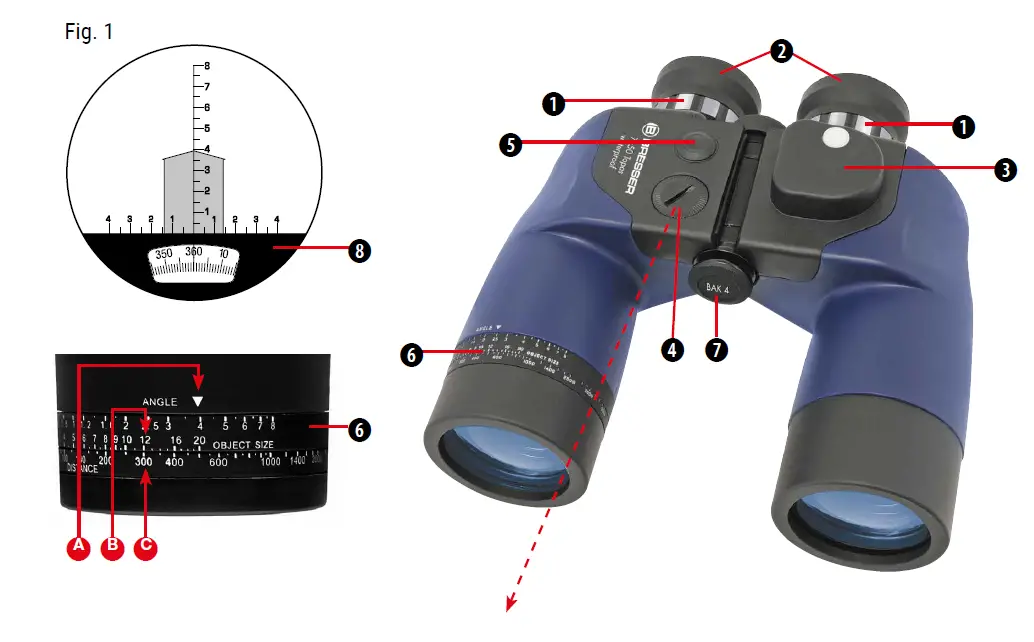 BRESSER-1866932-Topas-7x50-Fernglas-Binoculars-fig-1