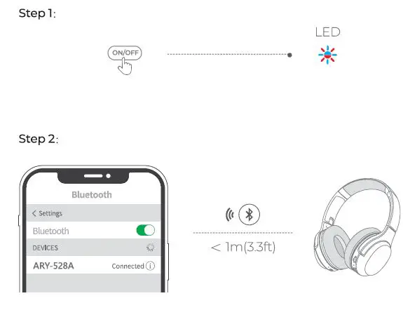 KLYLOP-ARY-528A-Kids-Wireless-Headphones-4