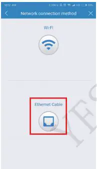 YESKAMO Wireless CCTV Camera Indoor IP Camera FHD Home WIFI User Manual - Select Ethernet
