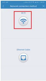 YESKAMO Wireless CCTV Camera Indoor IP Camera FHD Home WIFI User Manual - Select WIFI connection