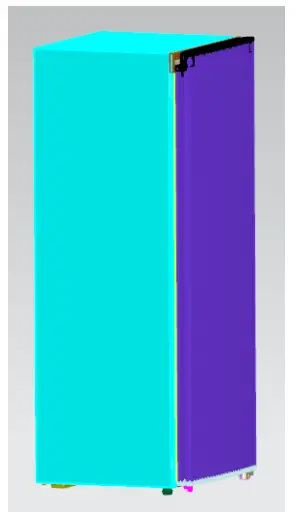 Midea JHSD172 172L Upright Freezer White - fig9